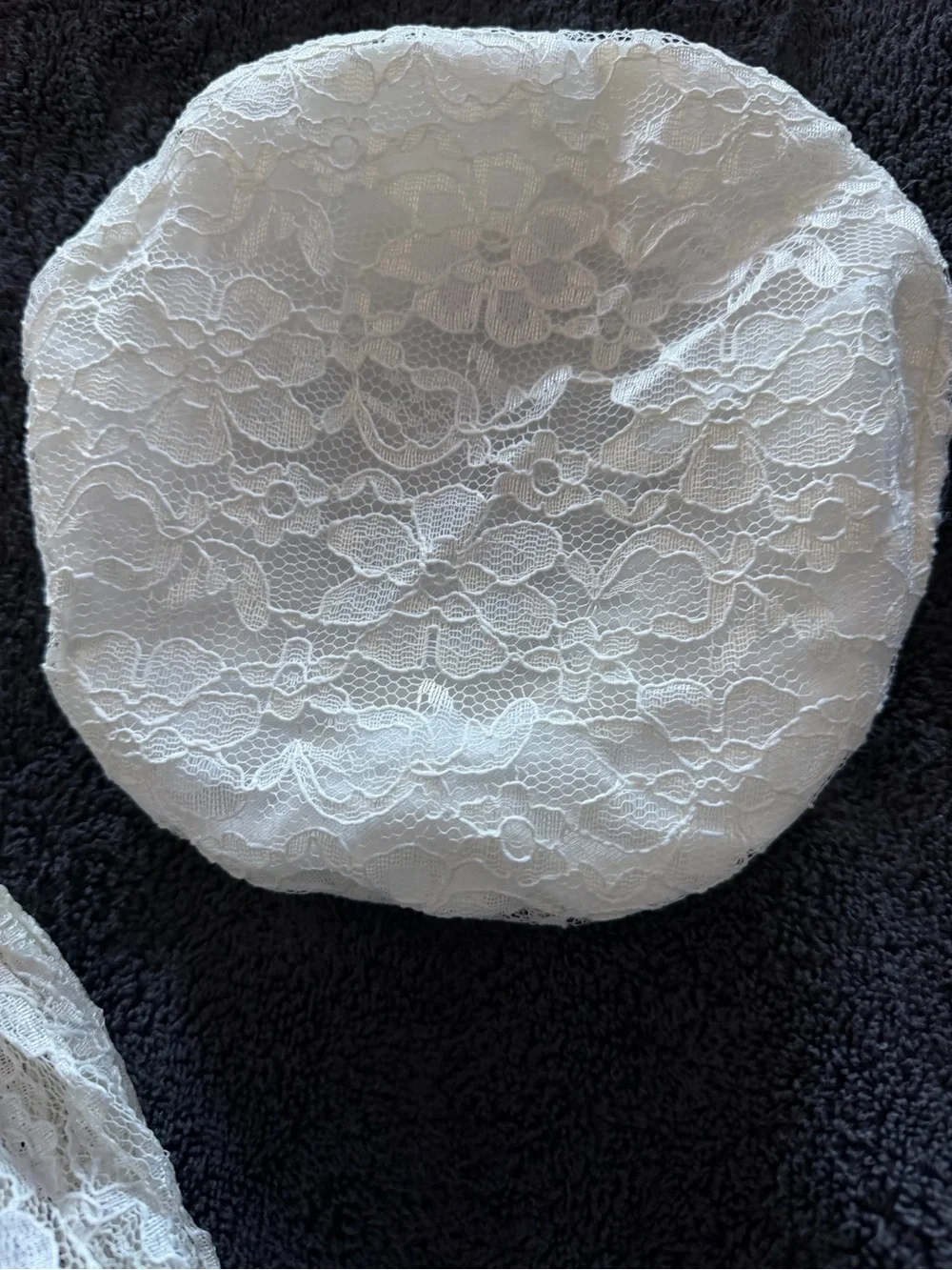 Ivory Lace Formal Dress for Girls with Pink Rose Accent and Matching Hat